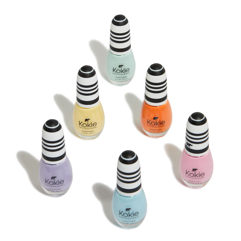 6-Piece Kokie Nail Polish Set