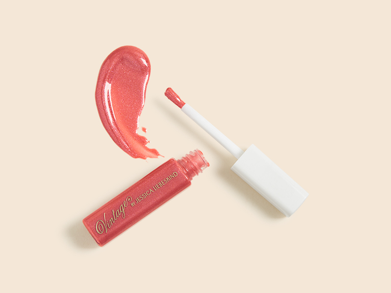 Sparkling Lip Gloss in Papaya