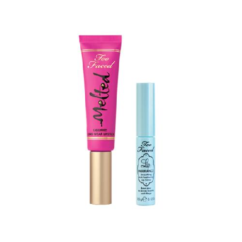Melted Liquified Long Wear Lipstick Melted Fuchsia Lip Insurance Lip Primer By Too Faced Cosmetics Ipsy
