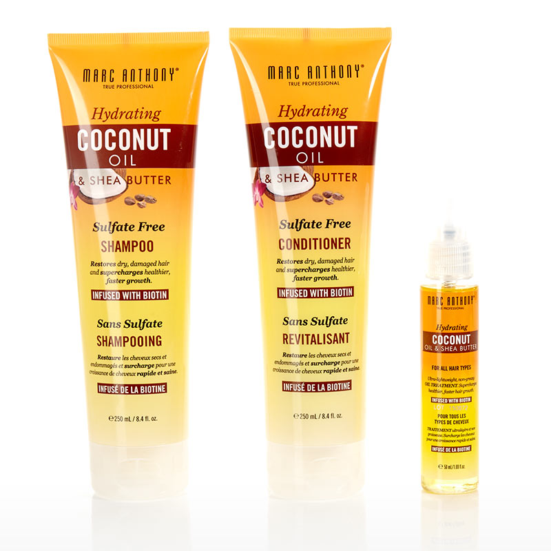 Offer Hydrating Coconut Oil and Shea Butter Trio from Marc Anthony